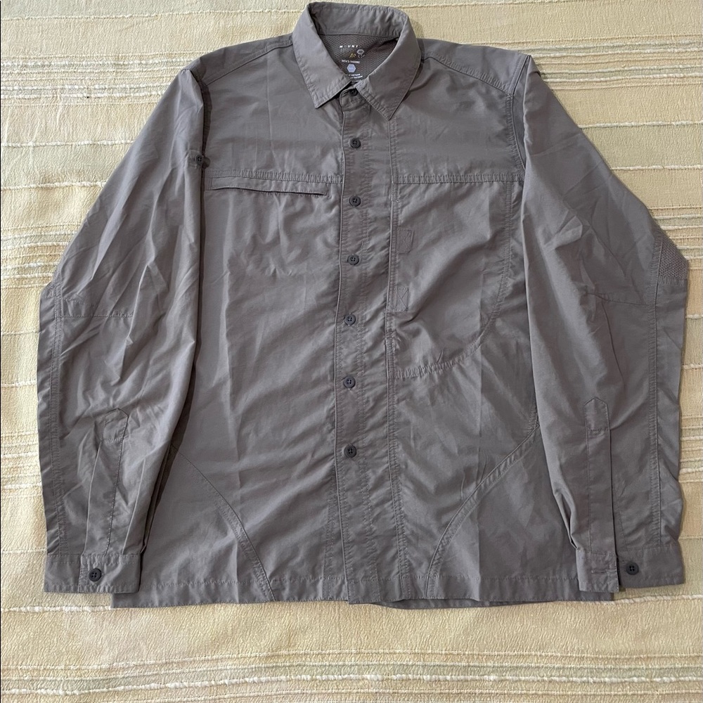Mountain Hardware Hiking/fishing Long Sleeve Button-up